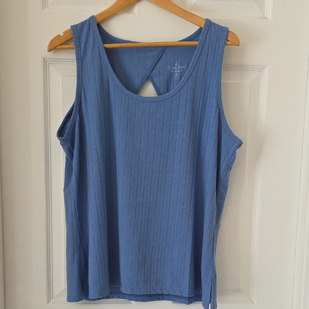 Cuddl Duds Blue Tank Top